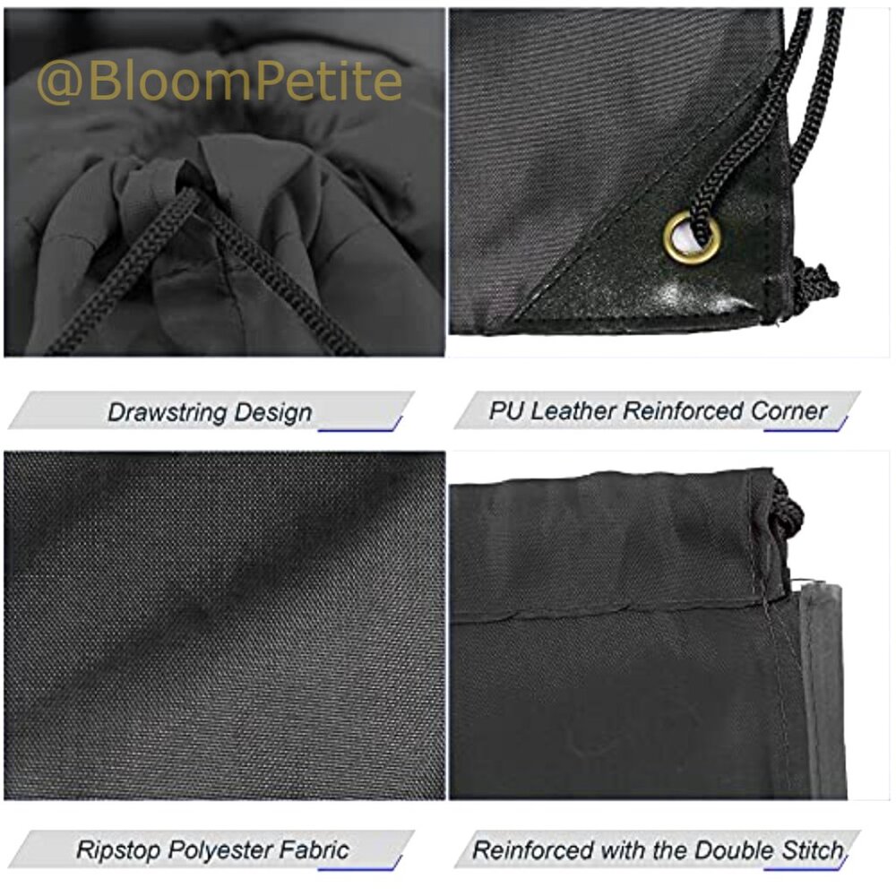 Drawstring Backpack With Reflective Strip, Pu Lea… - image 4